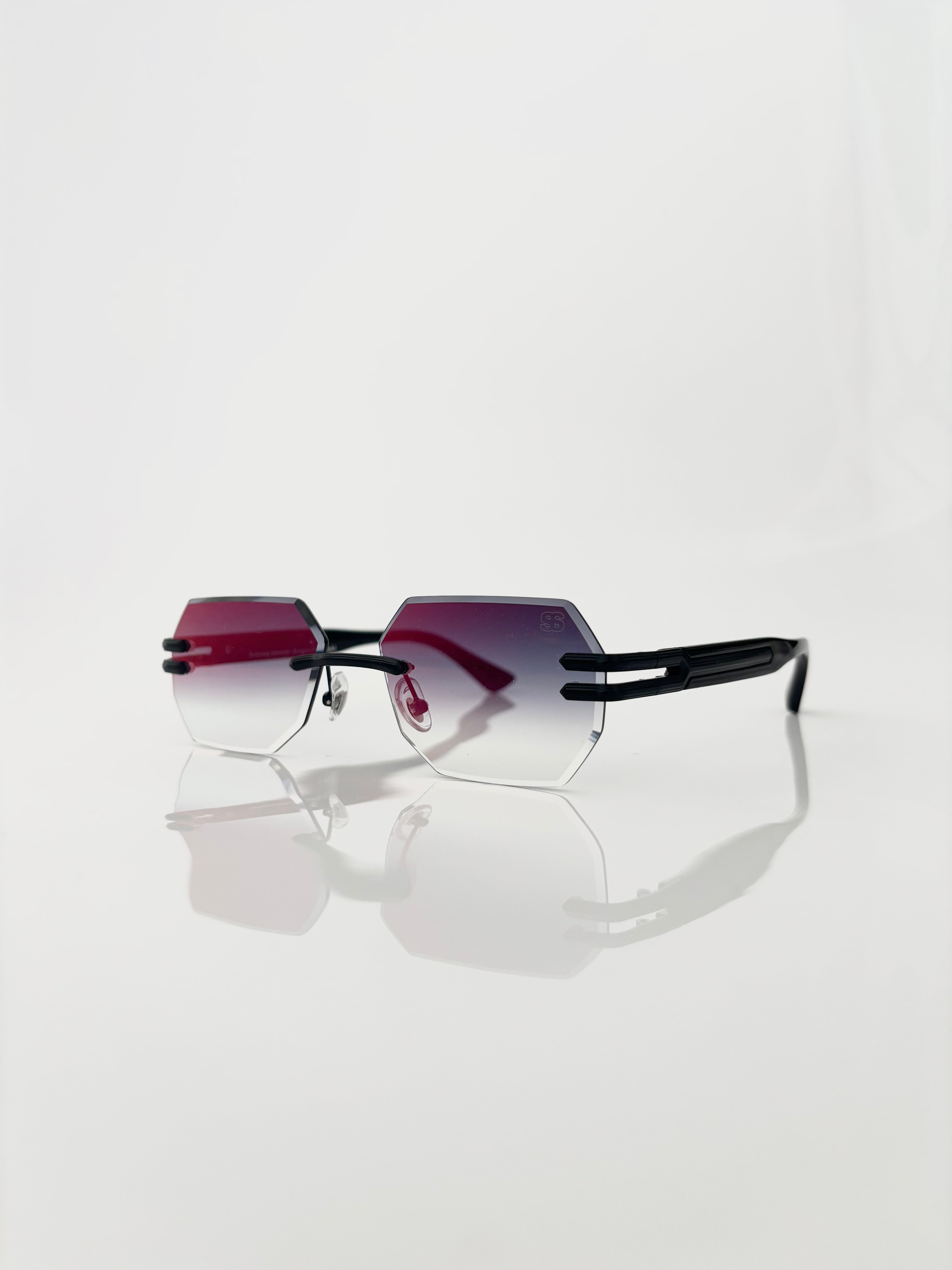 Dark red miroir